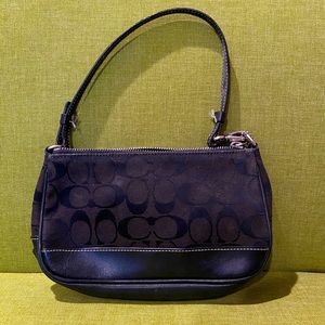 Coach black pochette